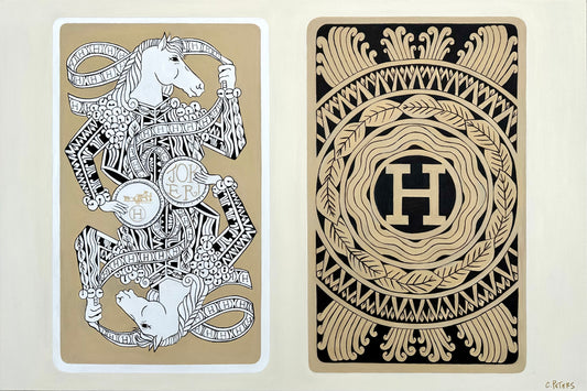 Jokers Wild - Hermes Vintage Playing Card